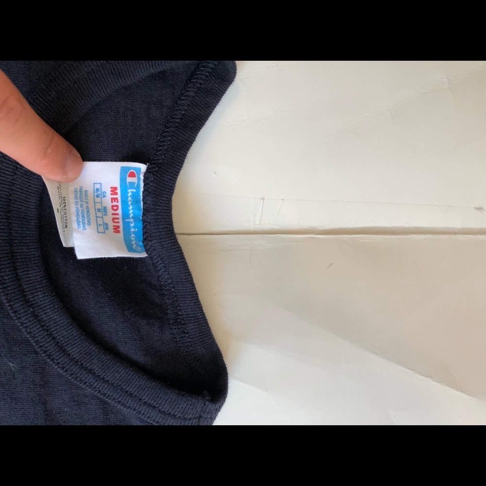 Champion Big logo navy t shirt - Picture 3 of 5